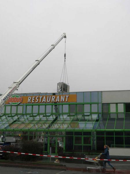 Neue Daikin Kälteanlage für den GLOBUS Markt in Wachau