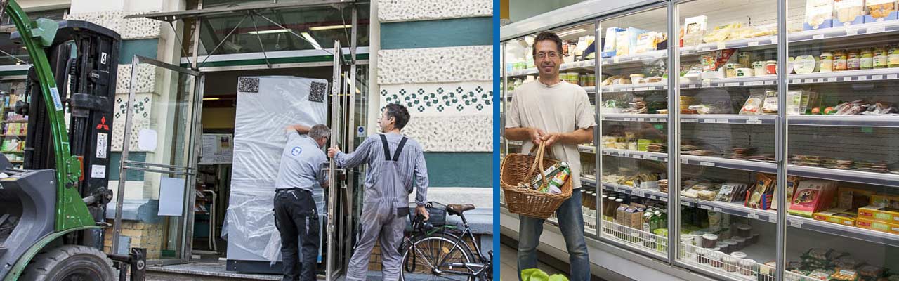 Bioladen Leipzig-Schleußig Kühlregal