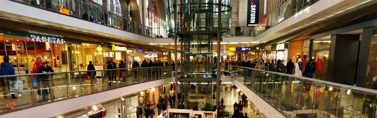 Promenaden Hauptbahnhof Leipzig Gastronomie und Geschäfte