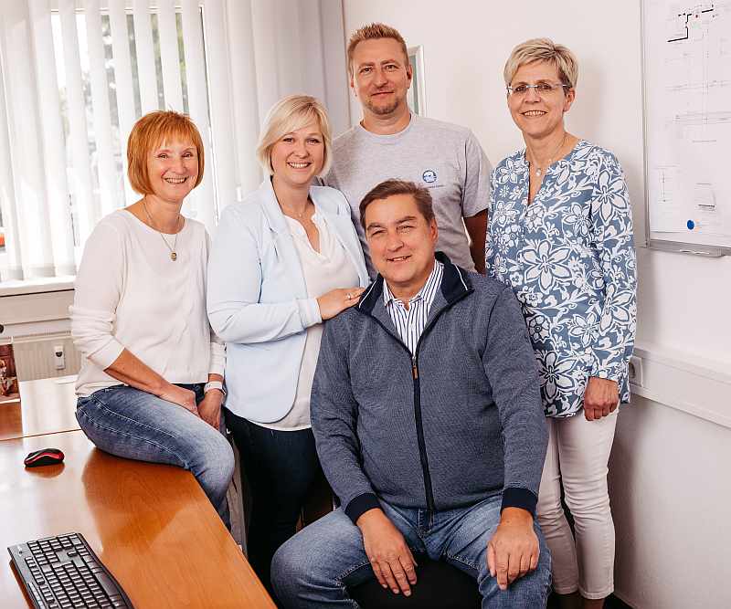 Das kaufmännische Team der Firma Der freundliche Eisbär…CF Schubert Kälte Klima oHG in Leipzig